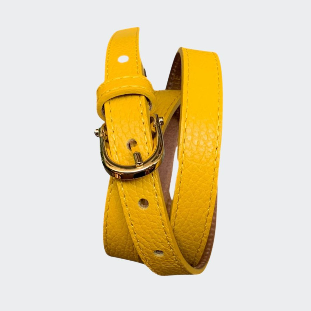 Women's leather belt