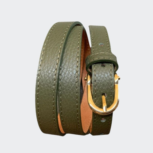 Women's leather belt