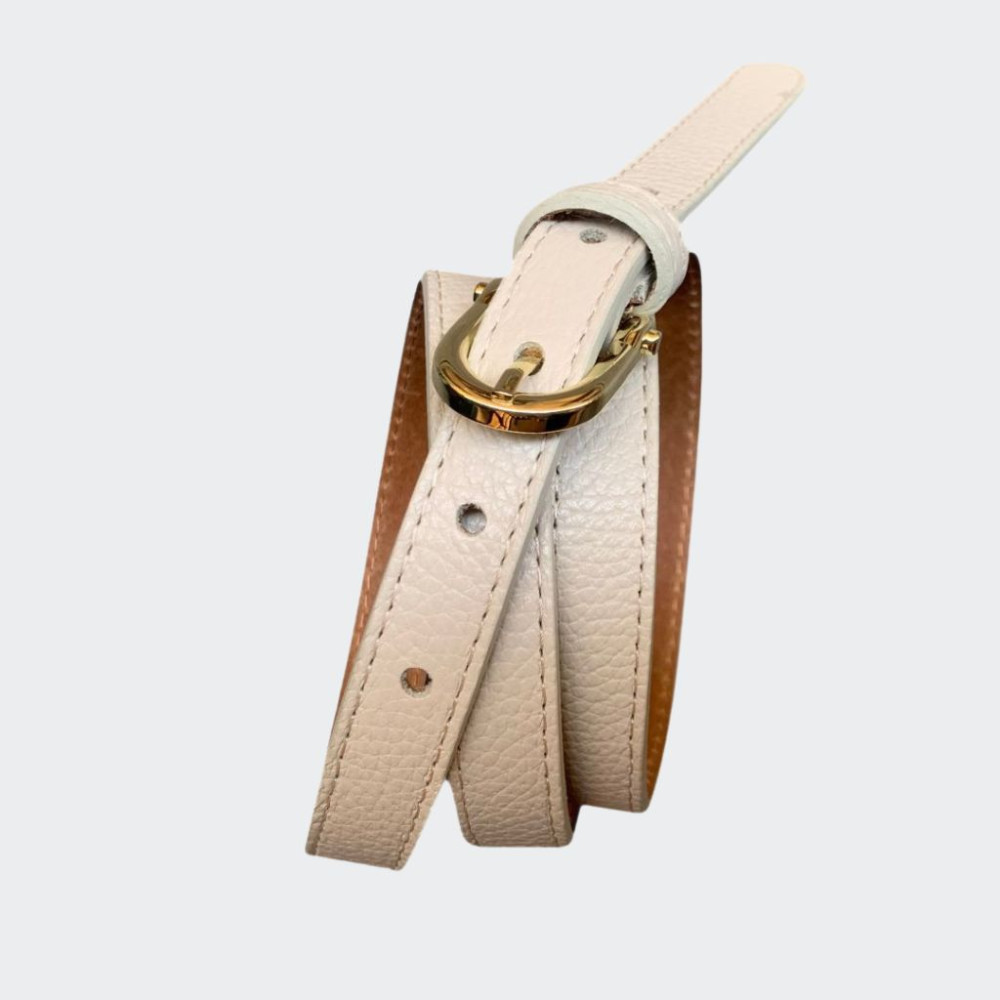 Women's leather belt