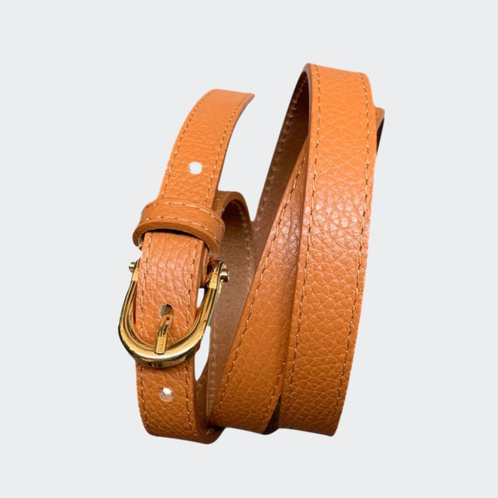 Women's leather belt