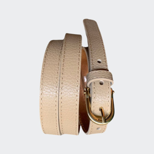 Women's leather belt