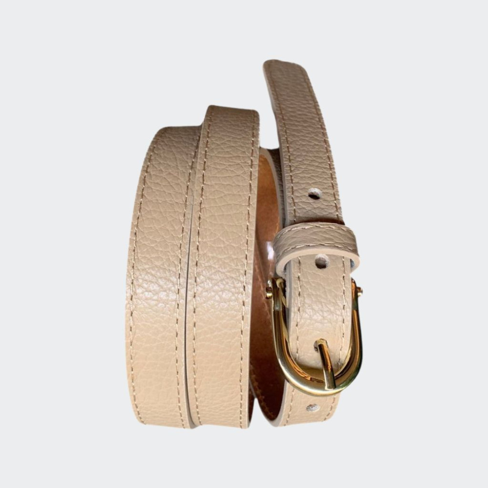 Women's leather belt