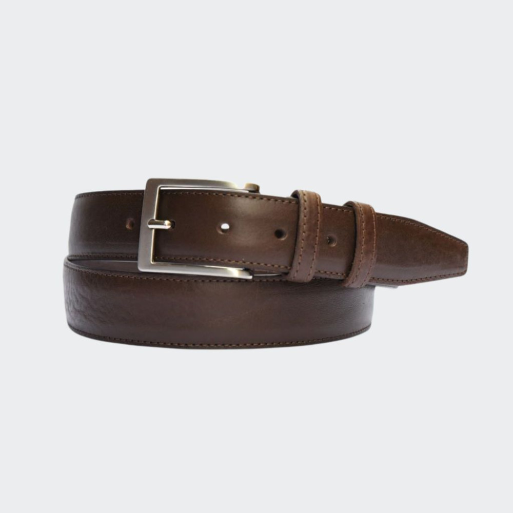 Men's leather belt