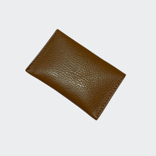 Portamonete In Pelle Vintage Fatto A Mano – Con Porta Carte Di Credito, Marrone, 10x8x2 Cm, Unisex