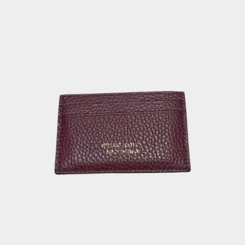 Calfskin card holder pony style
