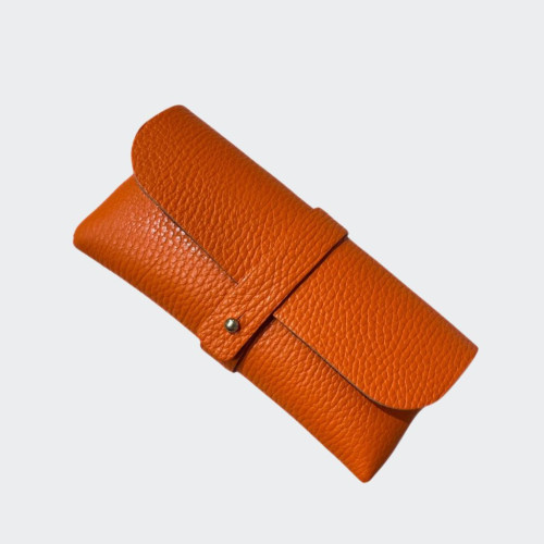 Calf leather glasses case