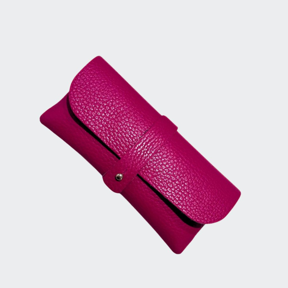 Calf leather glasses case
