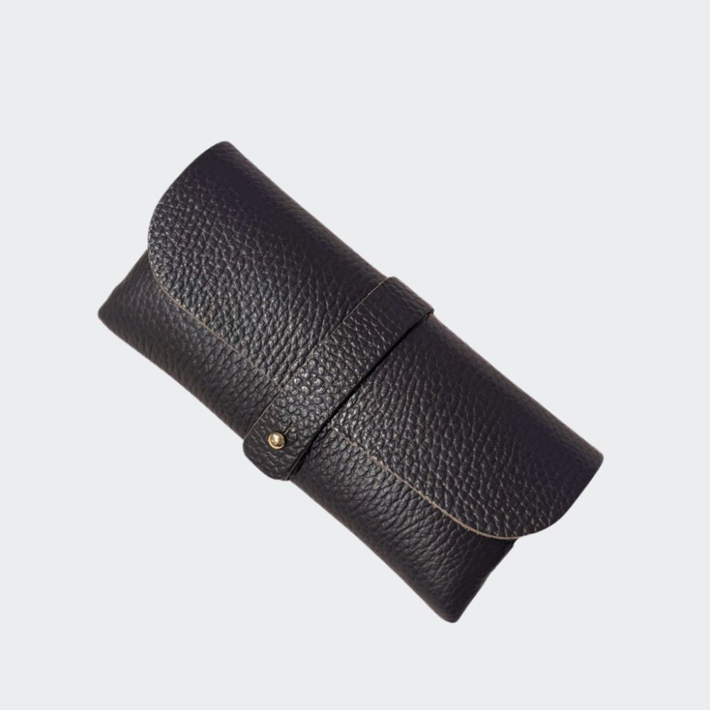 Calf leather glasses case
