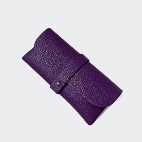 Calf leather glasses case