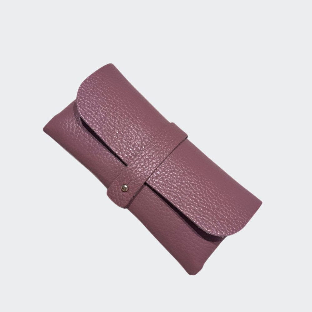 Calf leather glasses case