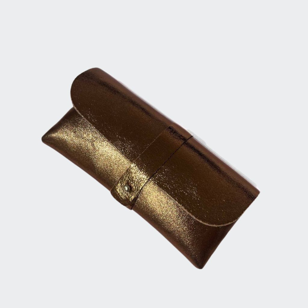 Calf leather glasses case