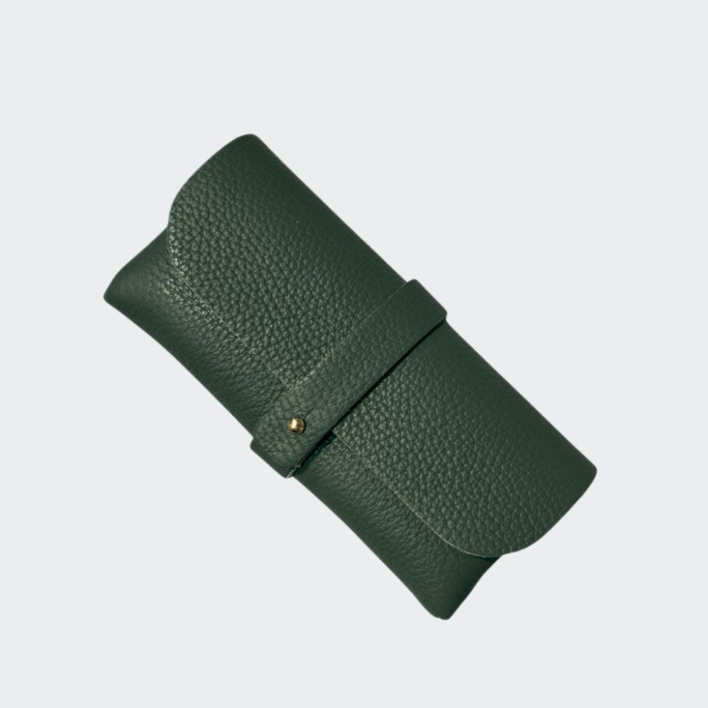 Calf leather glasses case