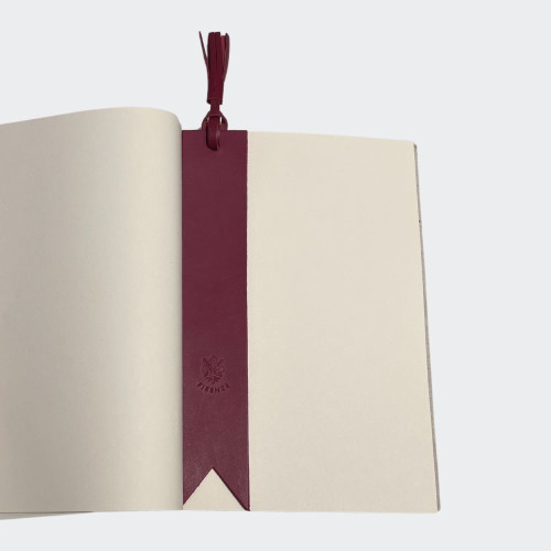 Calf leather bookmark