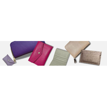 Leather wallets Made in Italy.